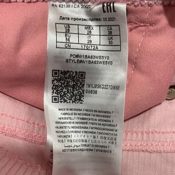 Guess NWT Pink Corduroy Flare Pants | Size 28 | Retro Barbiecore Dream 💖 - Picture 8 of 8